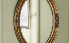 Oval Wood Wall Mirrors