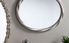 Silver Oval Wall Mirrors