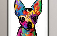 15 Collection of Dog Art Framed Prints