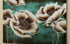 15 Inspirations Flower Wall Art Canvas