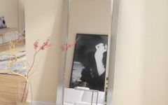 Double Crown Frameless Beveled Wall Mirrors