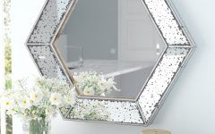 20 Inspirations Gia Hexagon Accent Mirrors