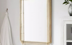 2024 Best of Gold Bamboo Vanity Wall Mirrors