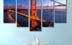 The 15 Best Collection of Golden Gate Bridge Canvas Wall Art