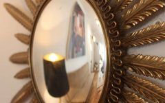 The 15 Best Collection of Brass Sunburst Wall Mirrors