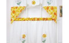 2024 Best of Spring Daisy Tiered Curtain 3-piece Sets