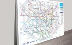2024 Popular Tube Map Wall Art