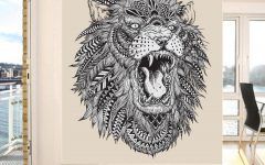 15 Inspirations Lion Wall Art