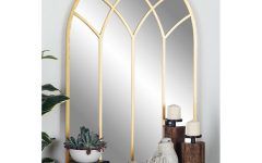 Gold Arch Wall Mirrors
