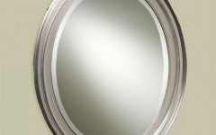 Nickel Floating Wall Mirrors