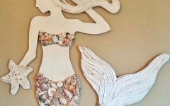 Wooden Mermaid Wall Art
