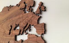 2024 Popular Wooden World Map Wall Art