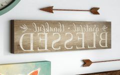 Grateful, Thankful, Blessed Wall Decor