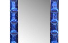 15 Collection of Subtle Blues Art Glass Wall Mirrors