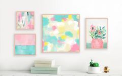 The 15 Best Collection of Pastel Abstract Wall Art