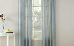 20 The Best Erica Sheer Crushed Voile Single Curtain Panels