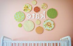 15 Collection of Nursery Fabric Wall Art