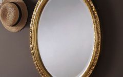 15 Best Ideas Nickel Framed Oval Wall Mirrors