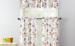 Coffee Drinks Embroidered Window Valances and Tiers