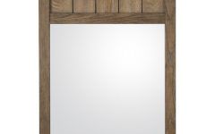 2024 Best of Oak Framed Wall Mirrors