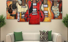 The 15 Best Collection of Guitar Canvas Wall Art