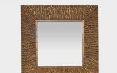 The Best Gold Square Oversized Wall Mirrors