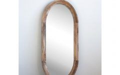 15 Inspirations Wooden Oval Wall Mirrors