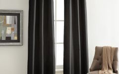 The 20 Best Collection of Overseas Faux Silk Blackout Curtain Panel Pairs