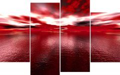  Best 15+ of Large Red Canvas Wall Art