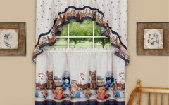 Top 20 of Multicolored Printed Curtain Tier and Swag Sets