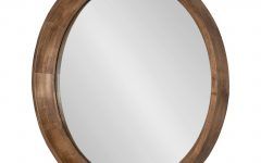 2024 Popular Wood Rounded Side Rectangular Wall Mirrors