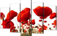 Red Poppy Canvas Wall Art