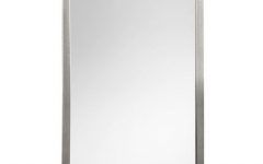 15 Inspirations Drake Brushed Steel Wall Mirrors