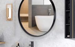 15 Collection of Round Grid Wall Mirrors