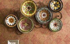 2024 Latest Scattered Metal Italian Plates Wall Decor