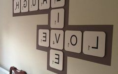 Scrabble Letters Wall Art