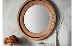 15 The Best Brown Leather Round Wall Mirrors