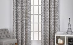 The Curated Nomad Duane Jacquard Grommet Top Curtain Panel Pairs