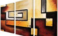 3 Piece Abstract Wall Art