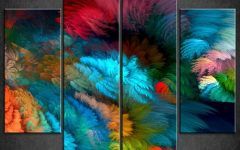 15 Best Ideas Colourful Abstract Wall Art