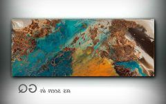Abstract Copper Wall Art