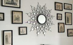 Wall Mirrors with Art