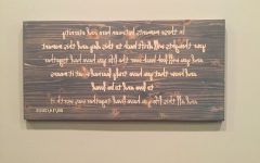 20 Inspirations Wood Wall Art Quotes
