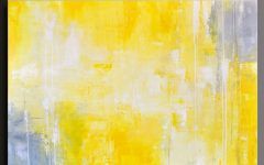  Best 15+ of Yellow Grey Wall Art